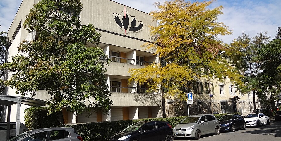 Bâtiment du site de l’hôpital Beau-Séjour à Genève, photographié en 2017