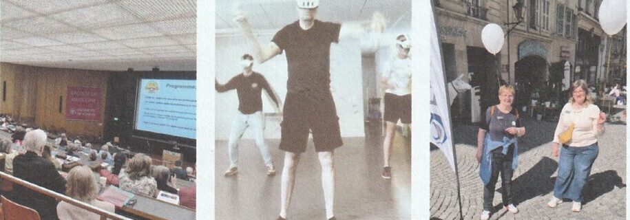 Trois photos des journées de sensibilisation — Parkinson Suisse, Journal 2 | 2026.